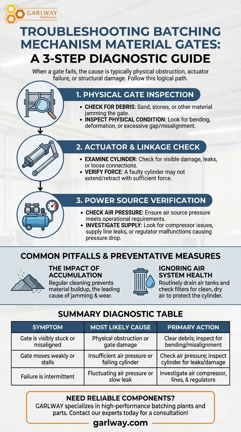バッチ処理機構の材料ゲートが適切に開閉しない場合の解決策は何ですか？段階的なトラブルシューティングガイド ビジュアルガイド