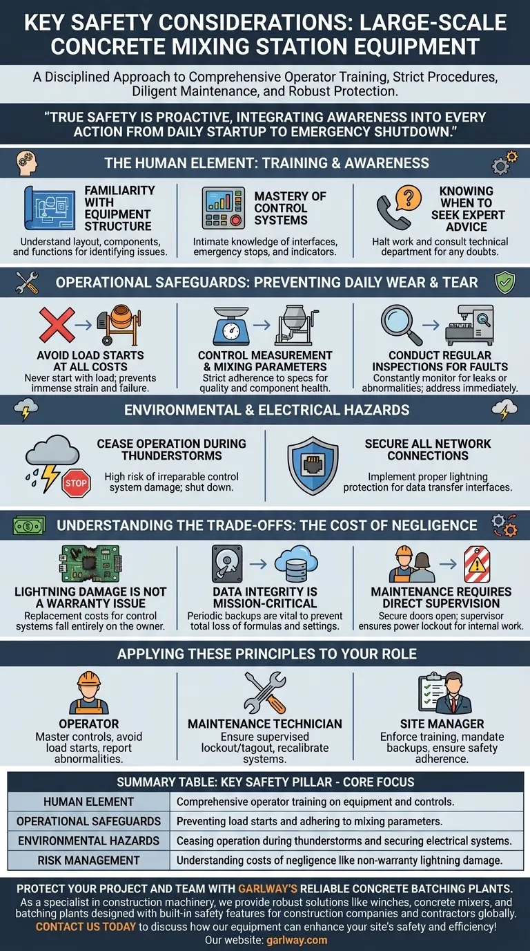 Was sind die wichtigsten Sicherheitsaspekte für große Betonmischanlagen? Gewährleistung des Schutzes von Bedienern und Ausrüstung Visuelle Anleitung