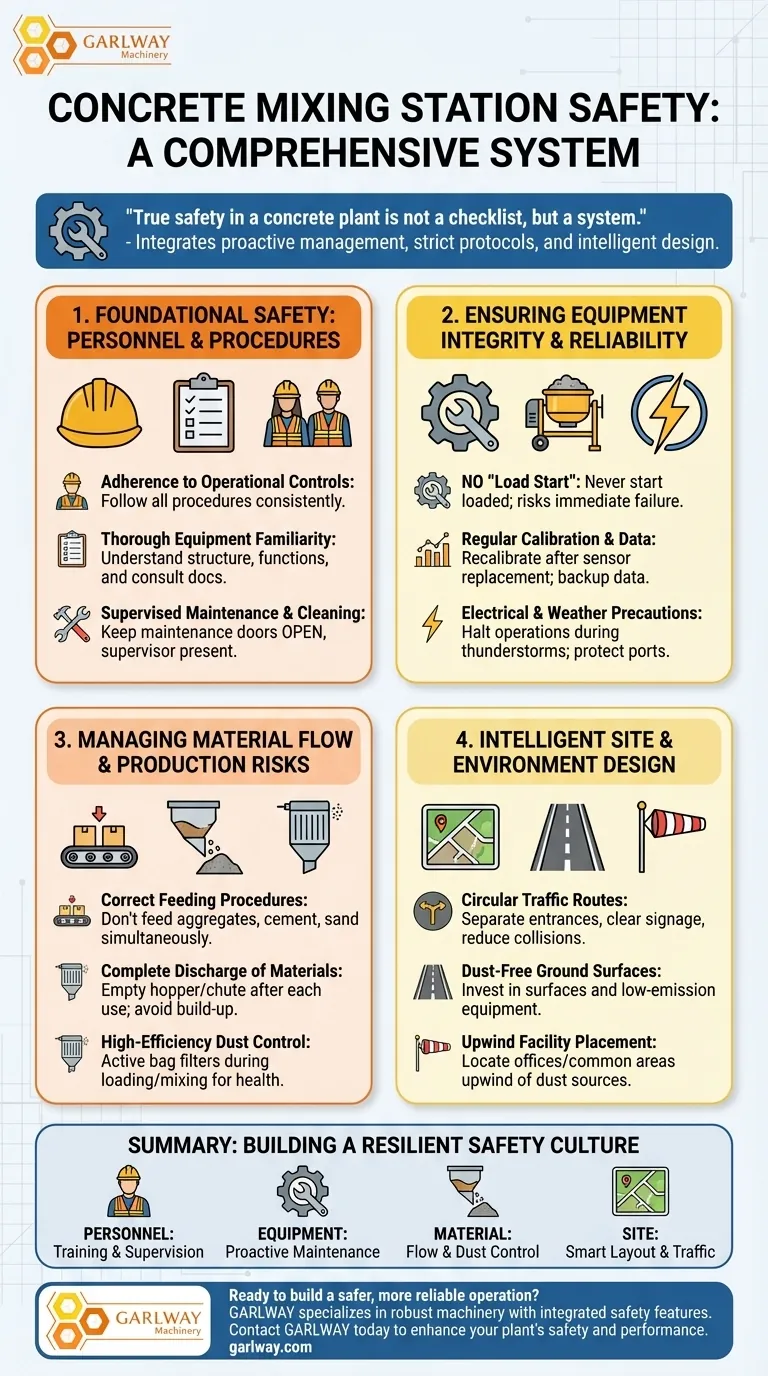 Welche Sicherheitsmaßnahmen sollten in einer Betonmischanlage beachtet werden? Sorgen Sie für einen sicheren und effizienten Betrieb Visuelle Anleitung