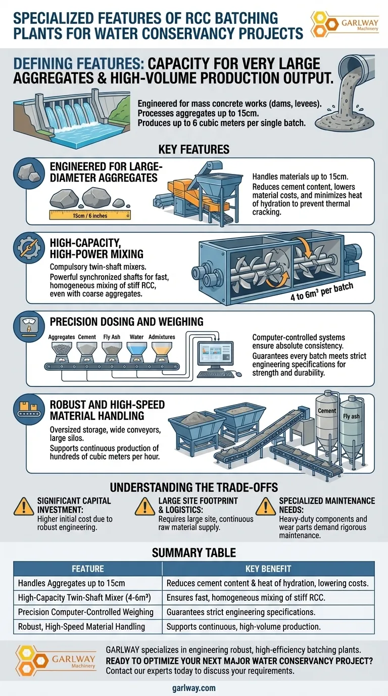 水利工程用RCC拌合站的特点是什么？高产量、低成本混凝土的关键 图解指南