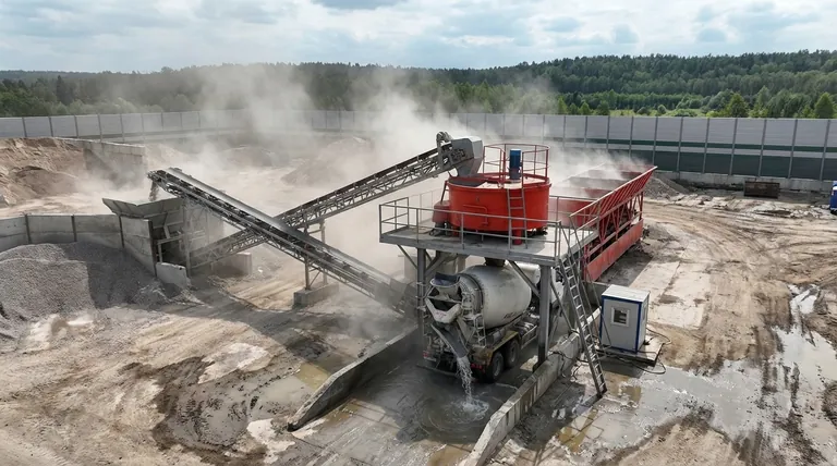 Quels sont les défis environnementaux auxquels sont confrontées les centrales de malaxage de béton ? Contrôle de la poussière, de l'eau et de la pollution sonore
