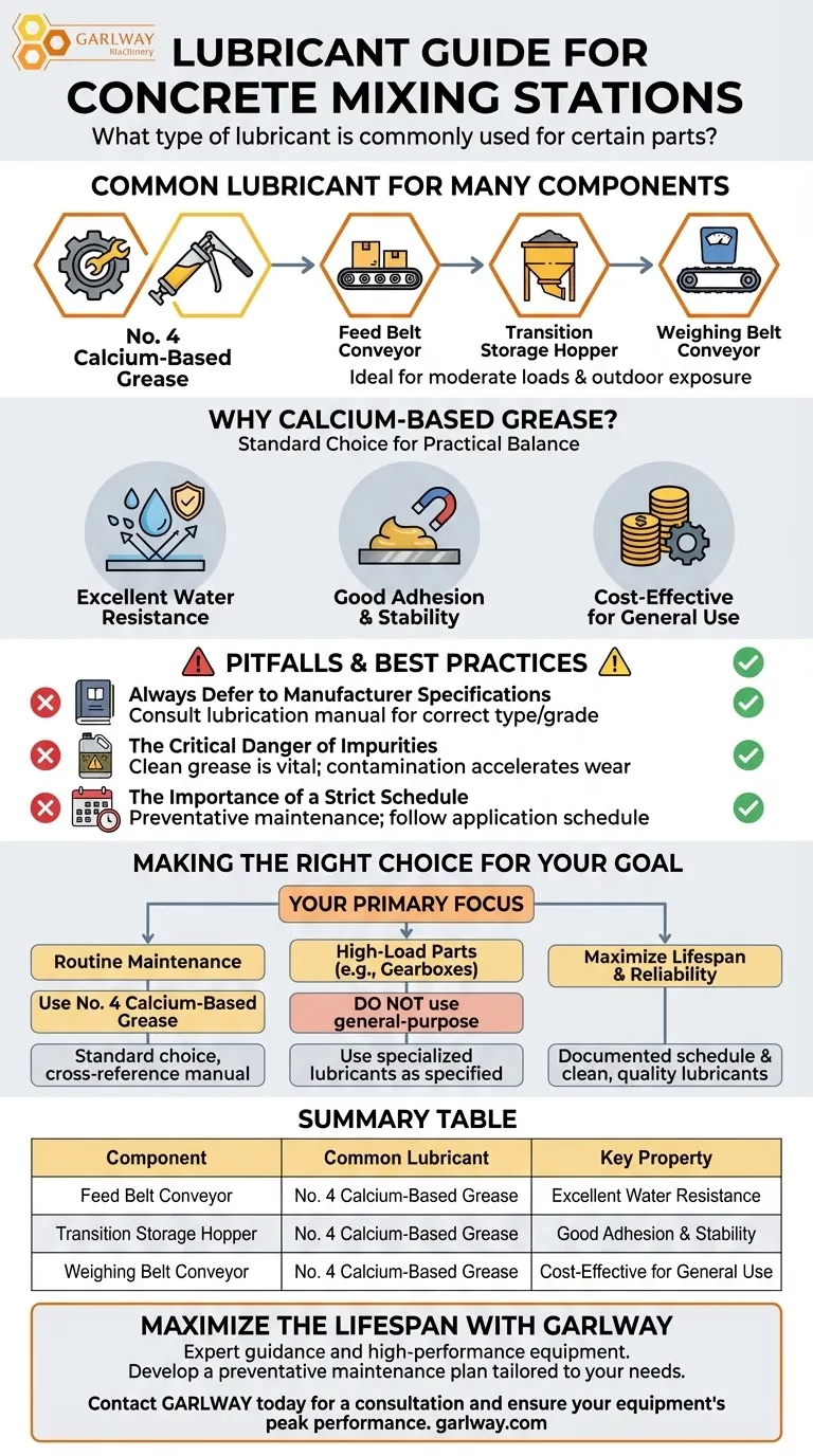 コンクリートプラントの一部の部品には、一般的にどのような潤滑剤が使用されますか？最高のパフォーマンスと信頼性を確保する ビジュアルガイド