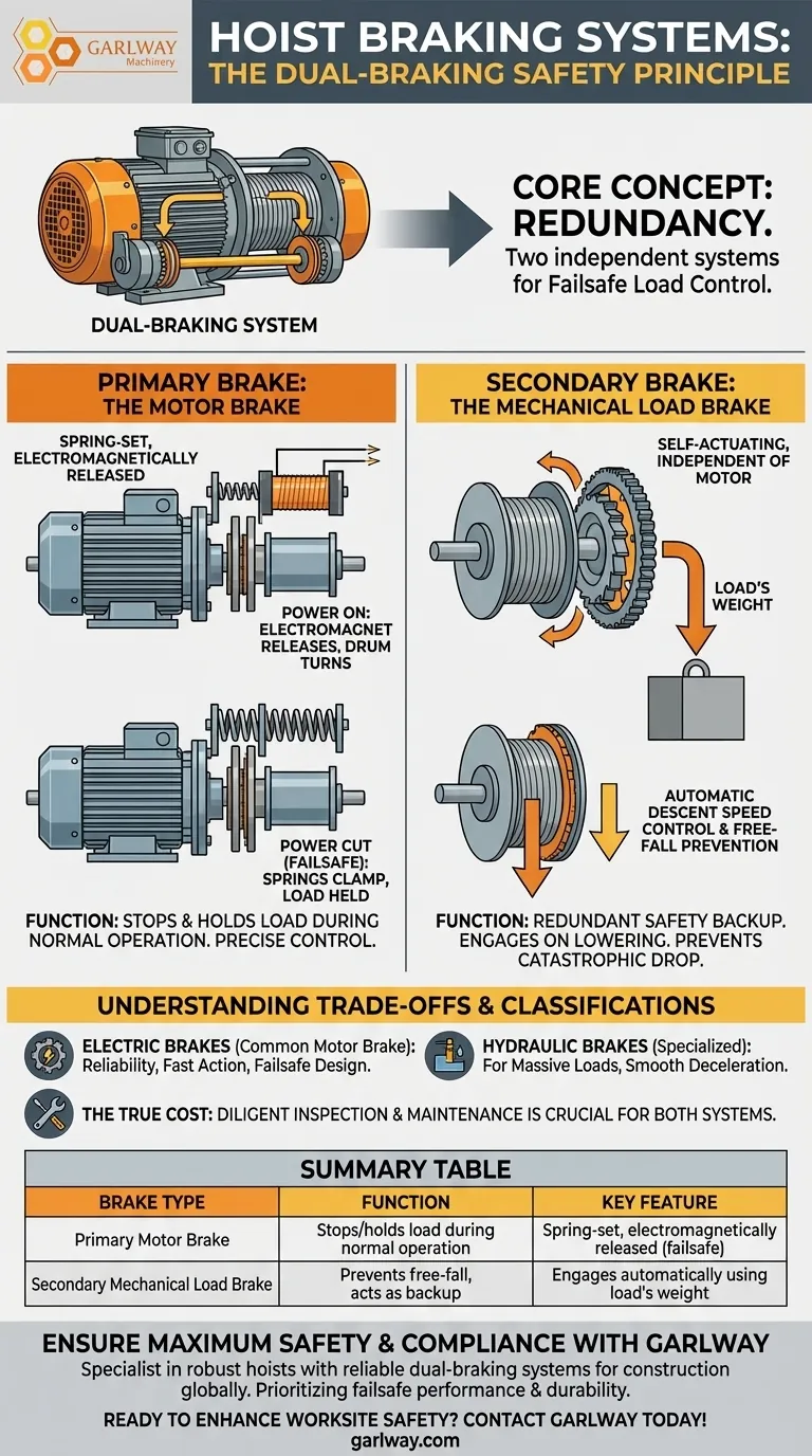 كم عدد أنواع الفرامل الموجودة في الرافعة؟ فهم سلامة الفرامل المزدوجة دليل مرئي