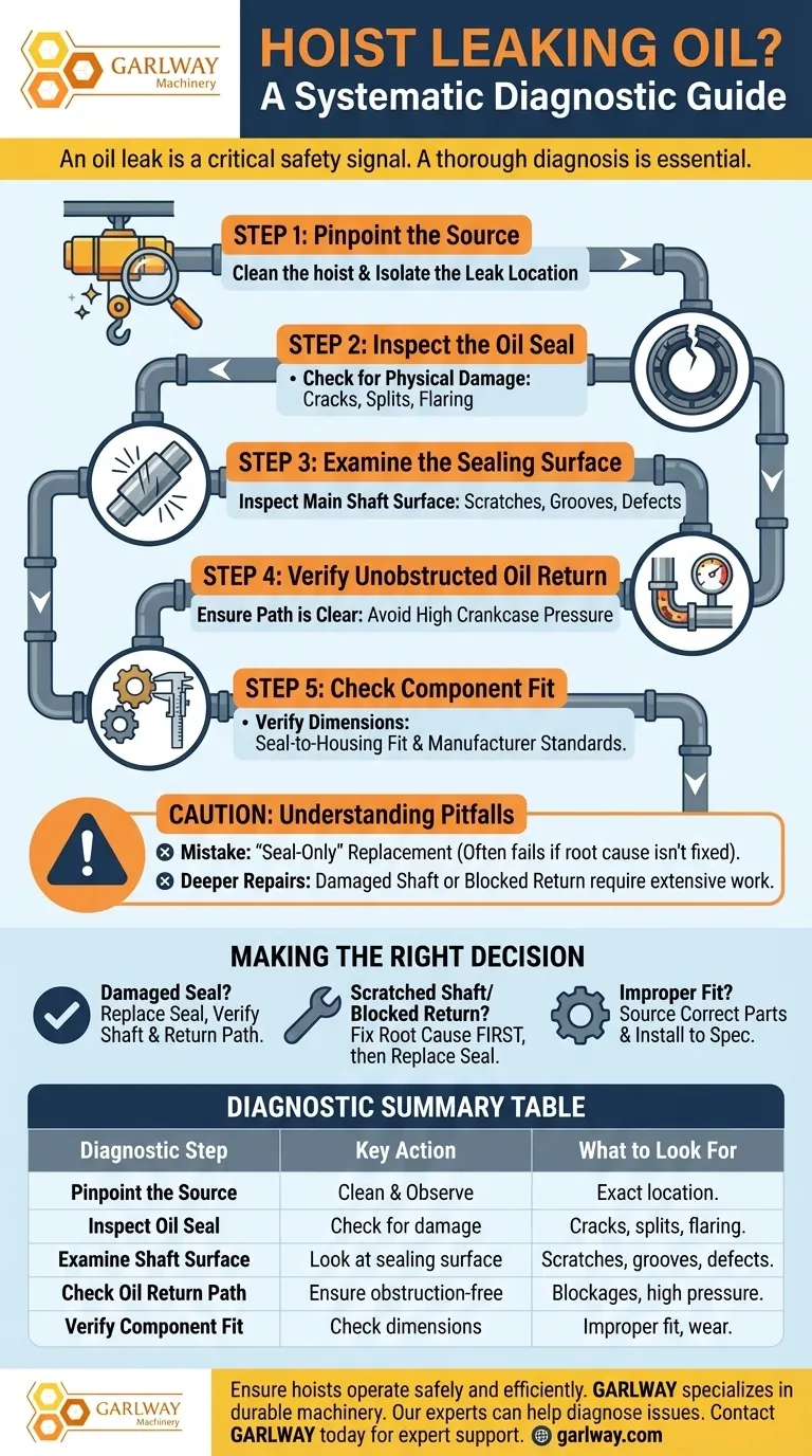 ماذا يجب فعله إذا كان الرافعة تسرب الزيت؟ دليل تشخيصي خطوة بخطوة دليل مرئي