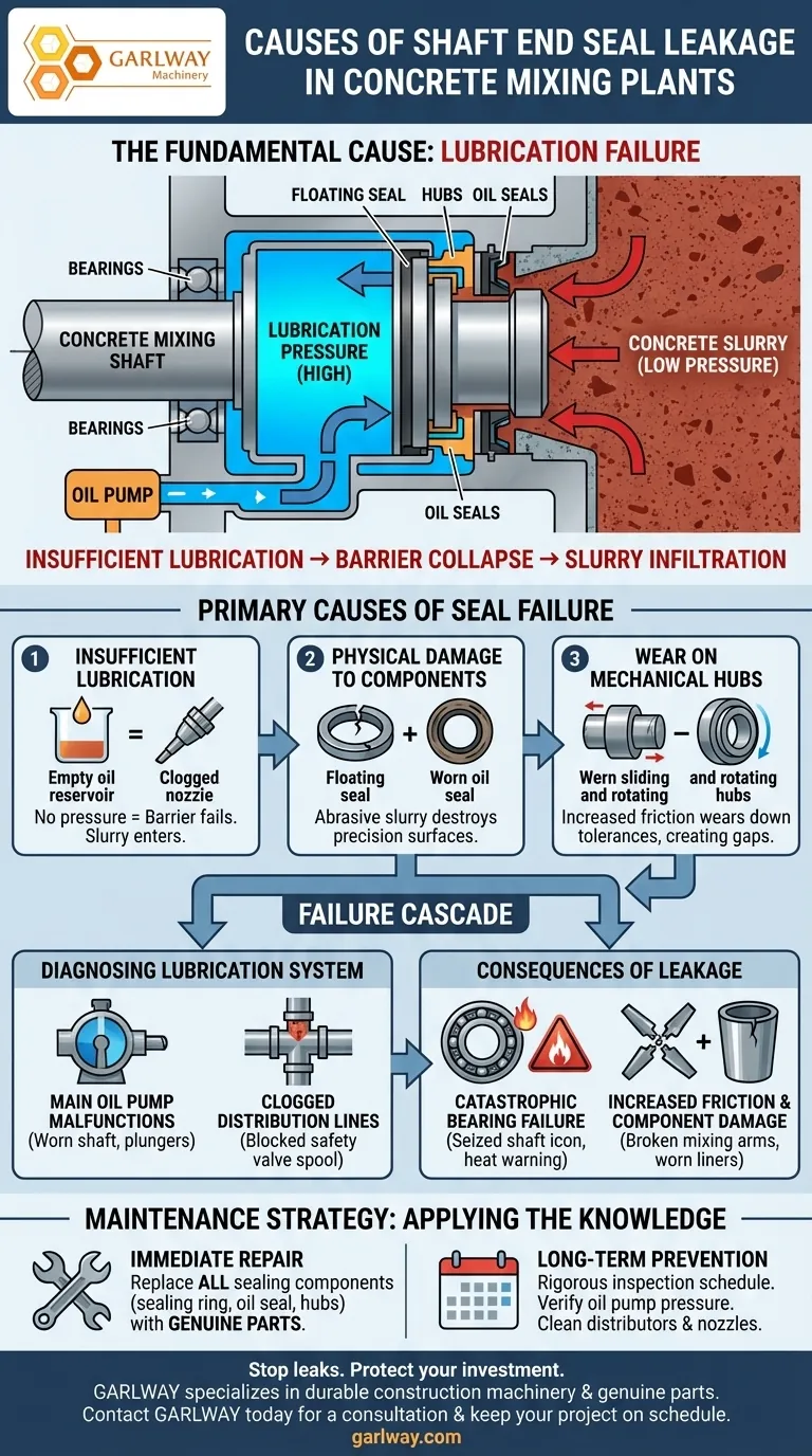 コンクリートプラントの軸端シール漏れの主な原因は何ですか？コストのかかるダウンタイムを防ぐ ビジュアルガイド