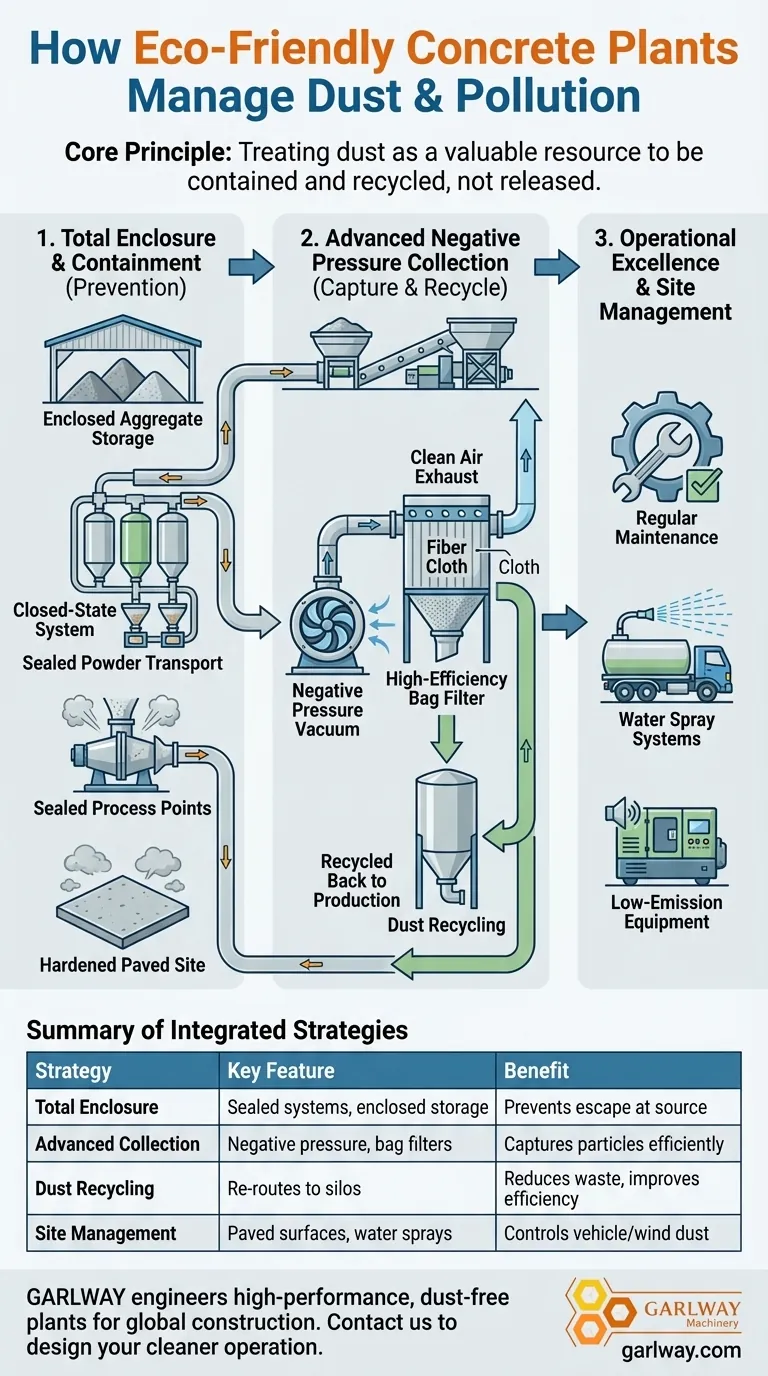 Como uma central de mistura de concreto ecologicamente correta gerencia poeira e poluição? Um guia para contenção total Guia Visual