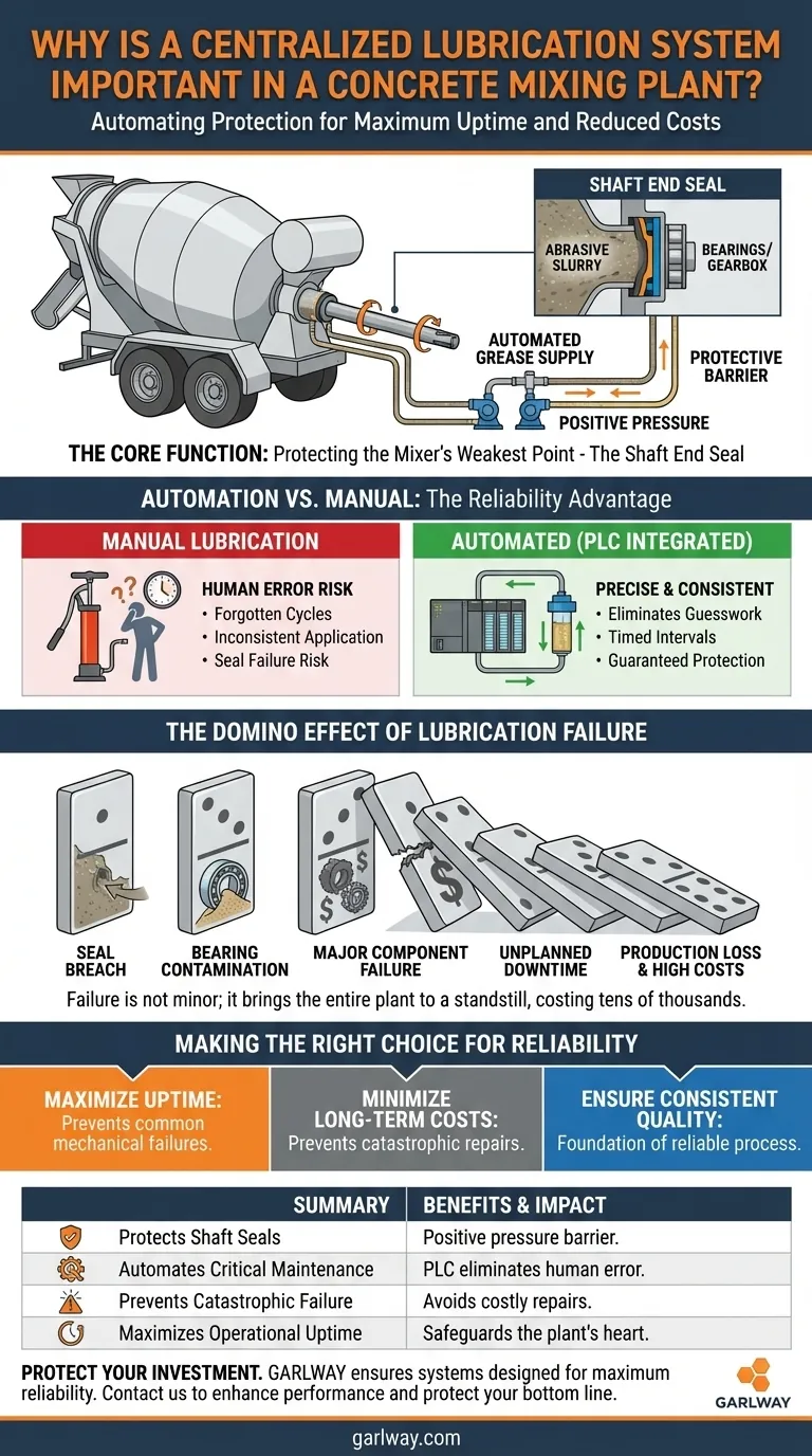 콘크리트 혼합 플랜트에서 중앙 집중식 윤활 시스템이 중요한 이유는 무엇입니까? 비용이 많이 드는 가동 중단 및 믹서 고장 방지 시각적 가이드