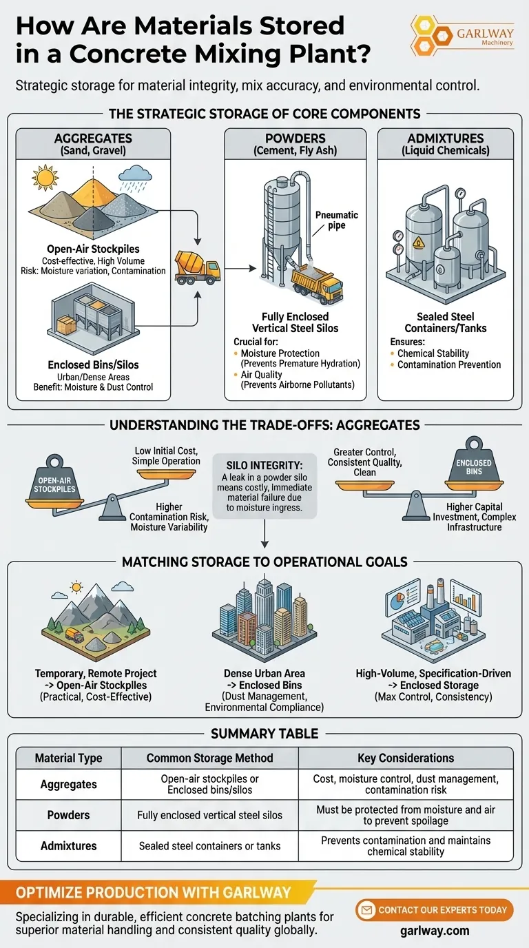 Comment les matériaux sont-ils stockés dans une centrale à béton ? Optimisez l'efficacité et la qualité de votre centrale Guide Visuel