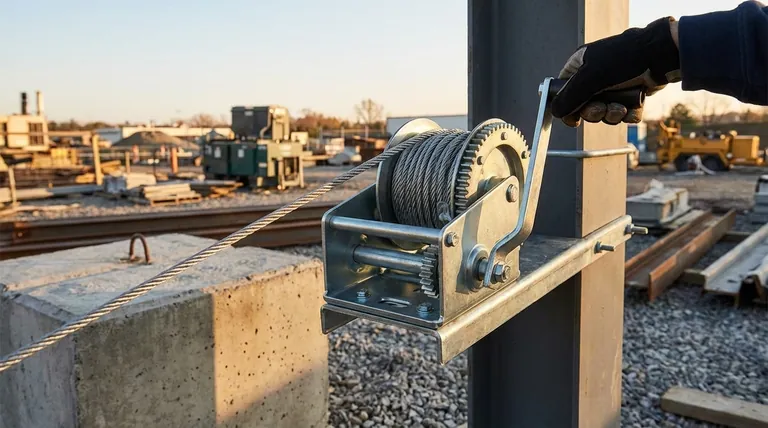 Was sind die Hauptmerkmale einer manuellen Winde? Ein Leitfaden zur sicheren und leistungsstarken Lastenhandhabung