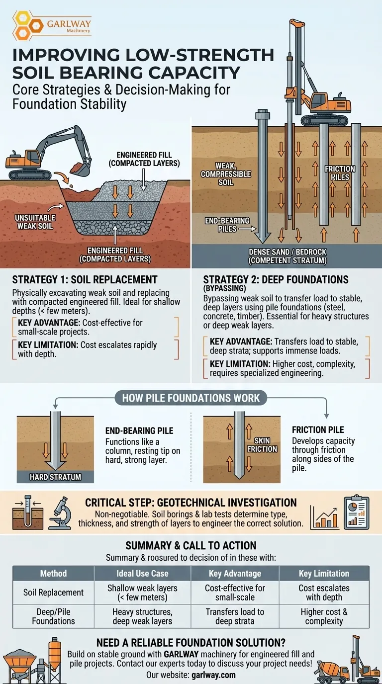 有哪些方法可以提高低强度土壤的承载力？选择正确的地基解决方案 图解指南