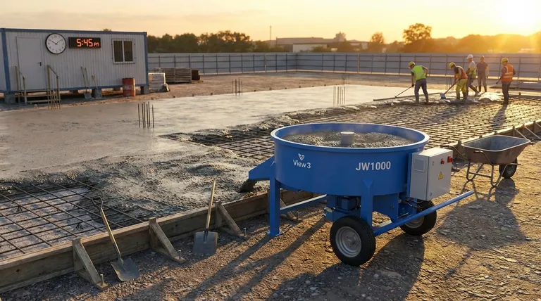 콘크리트 혼합 작업을 얼마나 오래 할 수 있습니까? 1시간 규칙으로 비용이 많이 드는 실수를 피하세요