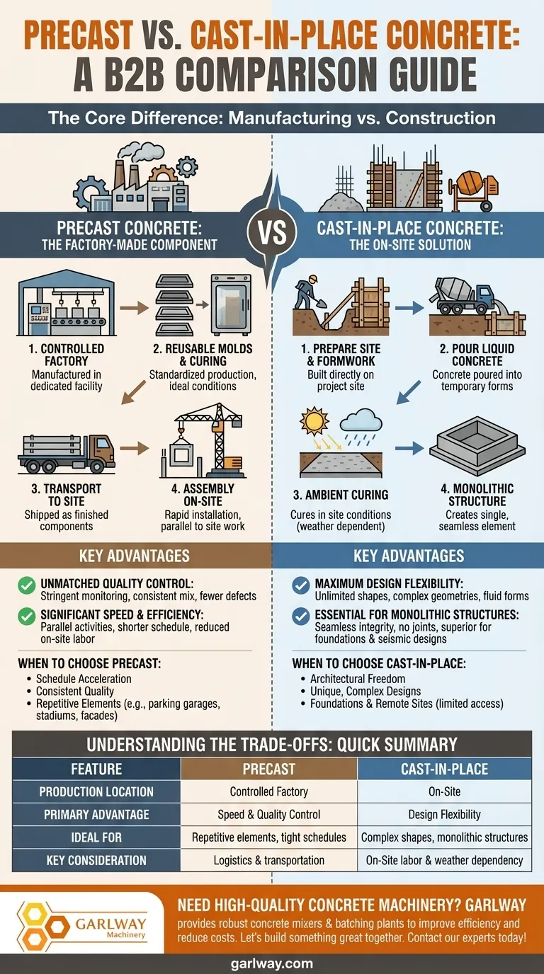 Что такое сборный железобетон и чем он отличается от монолитного железобетона? Руководство по выбору правильного метода Визуальное руководство
