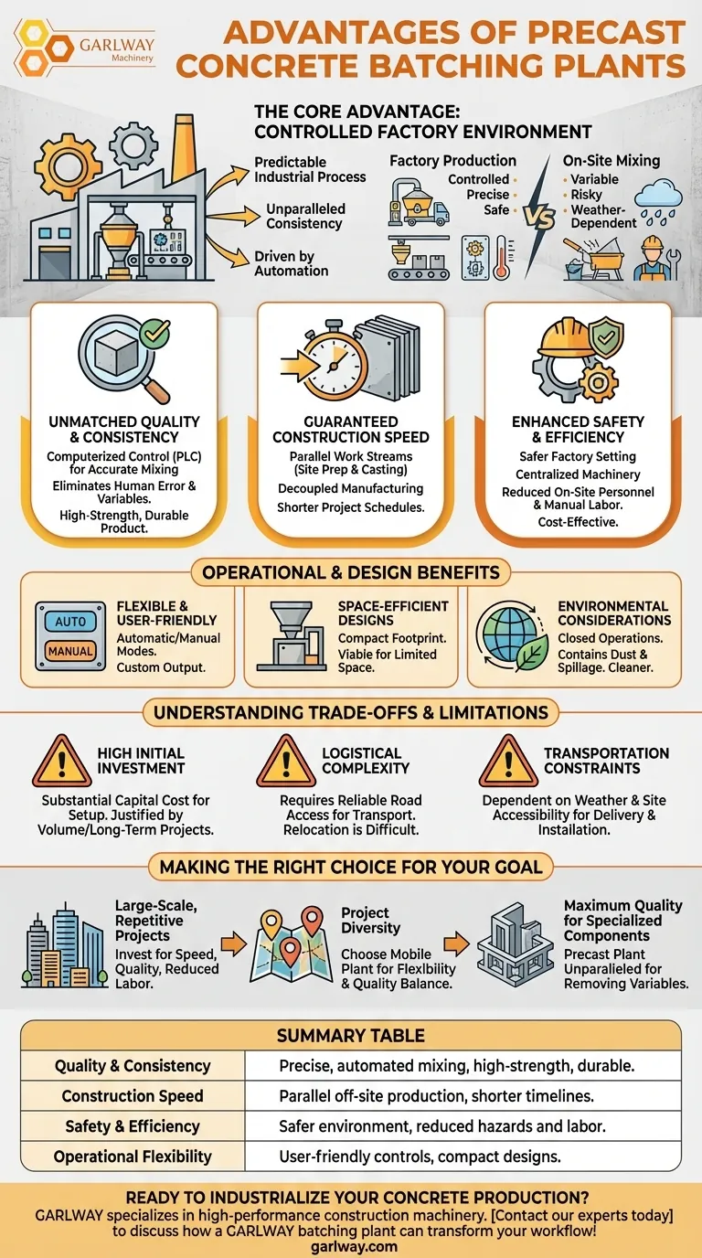 Was sind die Vorteile einer Betonmischanlage für Betonfertigteile? Steigern Sie Qualität, Geschwindigkeit und Sicherheit Visuelle Anleitung