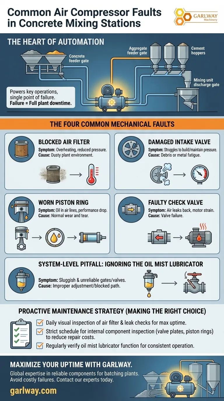 Was sind die häufigsten Fehler bei Luftkompressoren in Betonmischanlagen? Vermeiden Sie kostspielige Ausfallzeiten Visuelle Anleitung