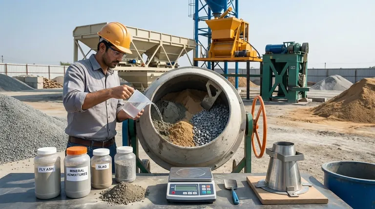 ¿Cuáles son las variables comunes utilizadas en la optimización de la proporción de la mezcla de concreto? Resistencia, trabajabilidad y durabilidad