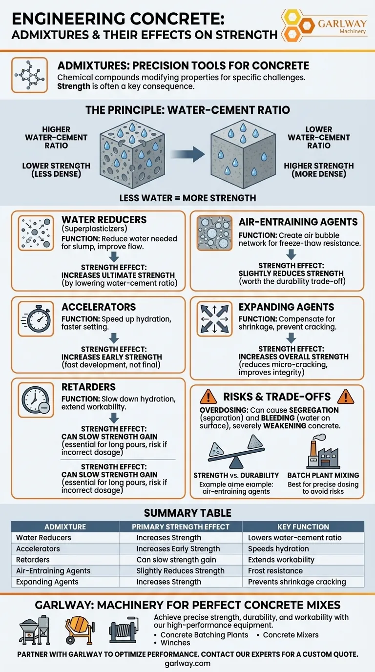 콘크리트 혼화재의 종류와 강도에 미치는 영향은 무엇인가요? 최대 성능을 위한 콘크리트 맞춤 제작 시각적 가이드