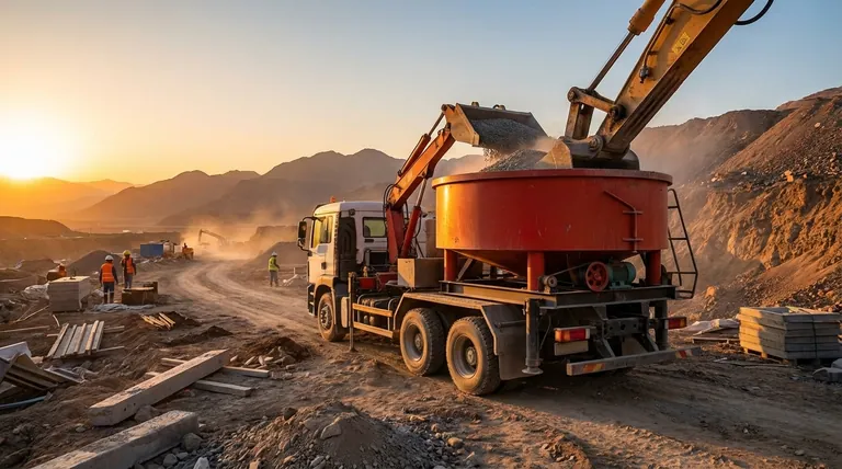 フラットマウスセメントミキサートラックの運用上の利点は何ですか?現場でのコンクリート生産効率を解き放つ