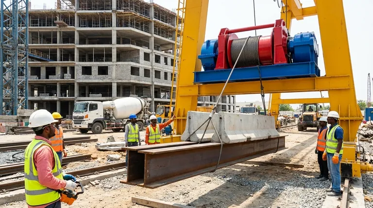 What role does a hoisting device play in enhancing the efficiency of engineering machinery? Boost Speed, Safety, and Precision