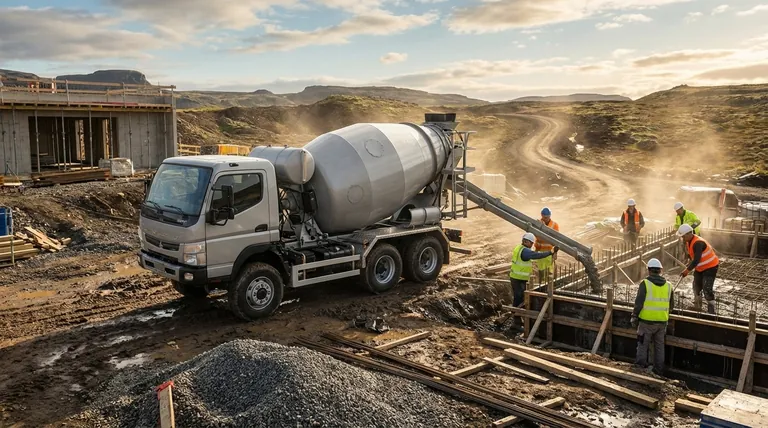 In che modo il camion betoniera a bocca piatta contribuisce all'efficienza delle costruzioni? Massimizza l'agilità e la produzione in cantiere