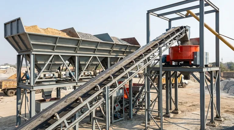 Quais são os principais componentes do sistema de transporte de agregados? Otimize a eficiência da sua central de concreto