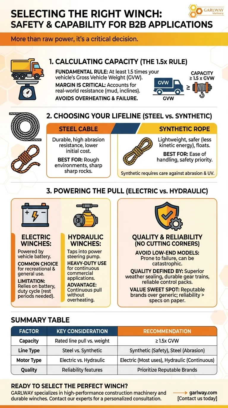 Что следует учитывать при выборе лебедки для покупки? Обеспечьте безопасность и производительность вашего автомобиля Визуальное руководство