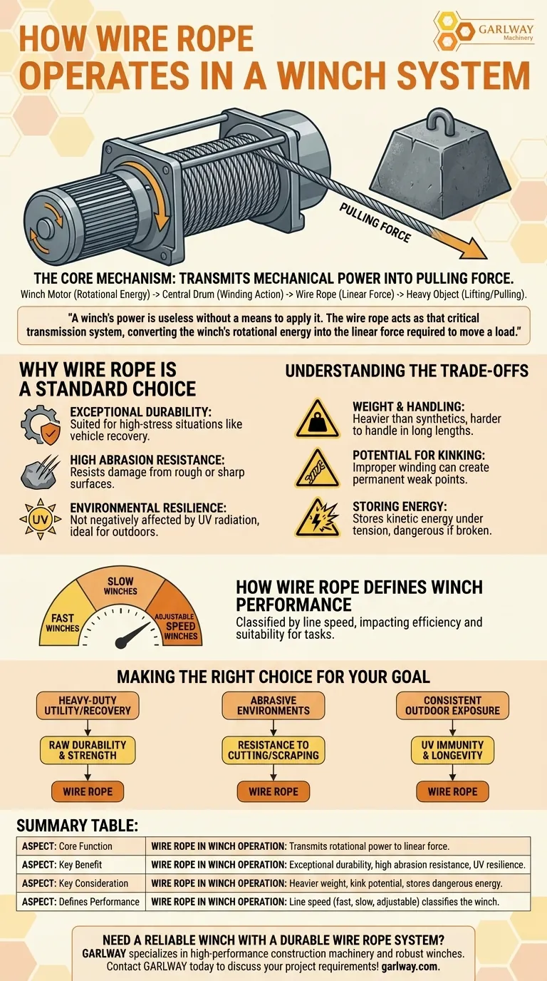 Como o cabo de aço é utilizado em um guincho? O Coração do Seu Poder de Tração Guia Visual