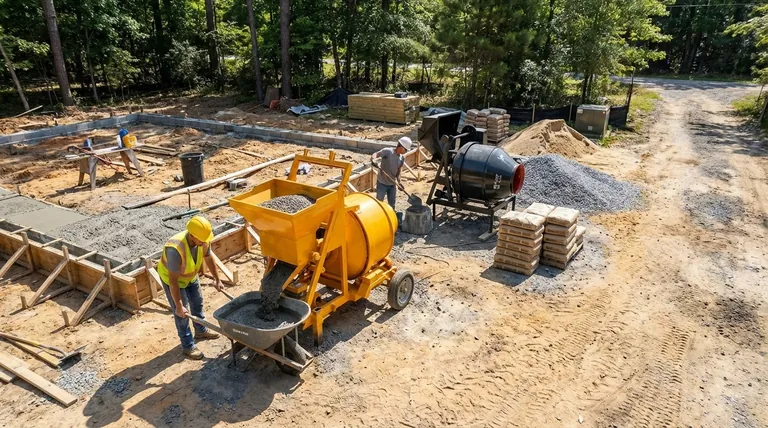 Pourquoi est-il nécessaire d'utiliser une bétonnière portable ? Gagnez un contrôle total et de l'efficacité