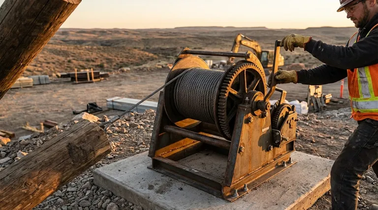 O que é um guincho manual? Uma solução de elevação confiável e portátil para tarefas fora da rede