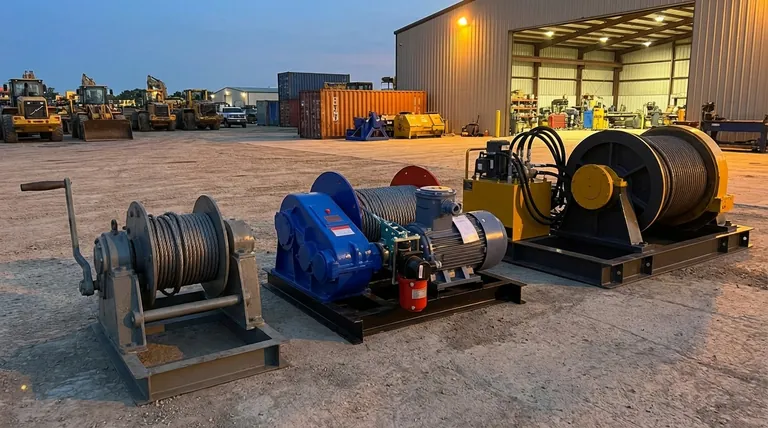 Was sind die Haupttypen von Winden, basierend auf ihrer Antriebsmethode? Wählen Sie die richtige Leistung für Ihre Aufgabe