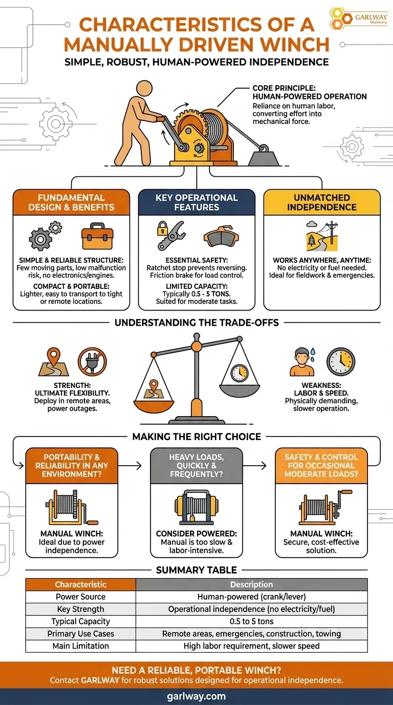 手動ウインチの特徴は何ですか？究極の信頼性と携帯性 ビジュアルガイド