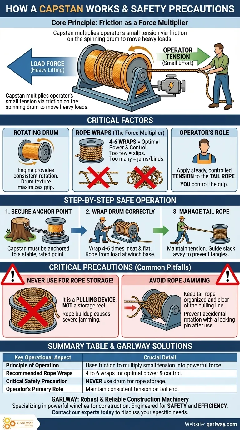キャプスタンはどのように機能し、操作中にどのような注意が必要ですか？フォース・マルチプライヤーをマスターする ビジュアルガイド