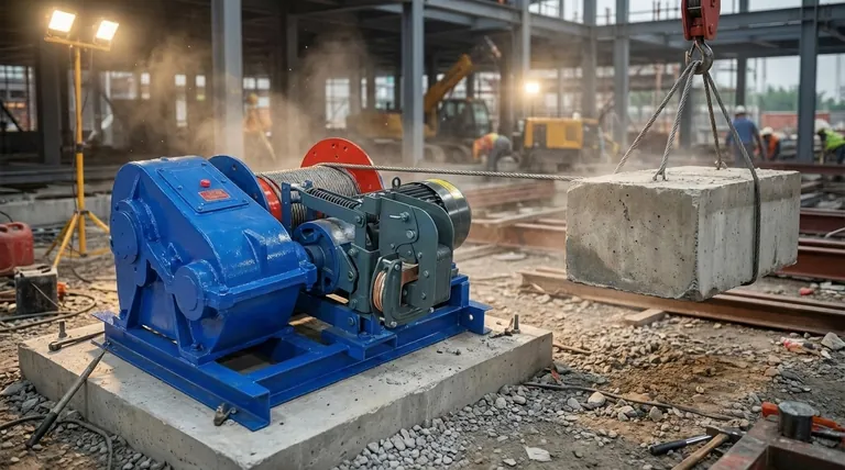 Come funziona il sistema frenante di un verricello elettrico? Garantire la sicurezza del carico a prova di guasto