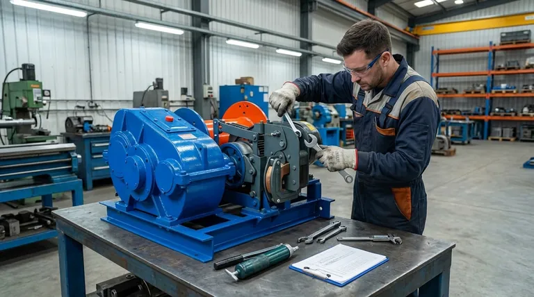 Quale manutenzione è richiesta per il sistema frenante di un verricello elettrico? Garantire il funzionamento a prova di guasto