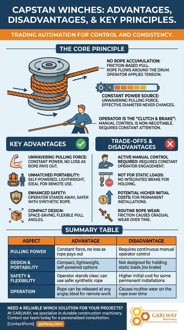 ¿Cuáles son las ventajas y desventajas de los cabrestantes de noray? Ventajas y desventajas clave para tirones pesados Guía Visual