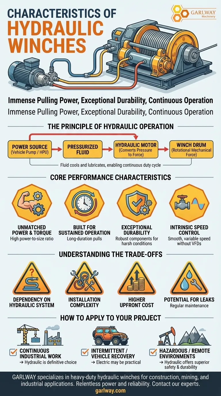 Quelles sont les caractéristiques des treuils hydrauliques ? Puissance et fiabilité inégalées pour les travaux lourds Guide Visuel