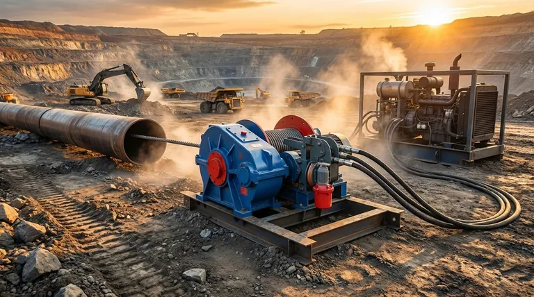 Quelles sont les caractéristiques des treuils hydrauliques ? Puissance et fiabilité inégalées pour les travaux lourds