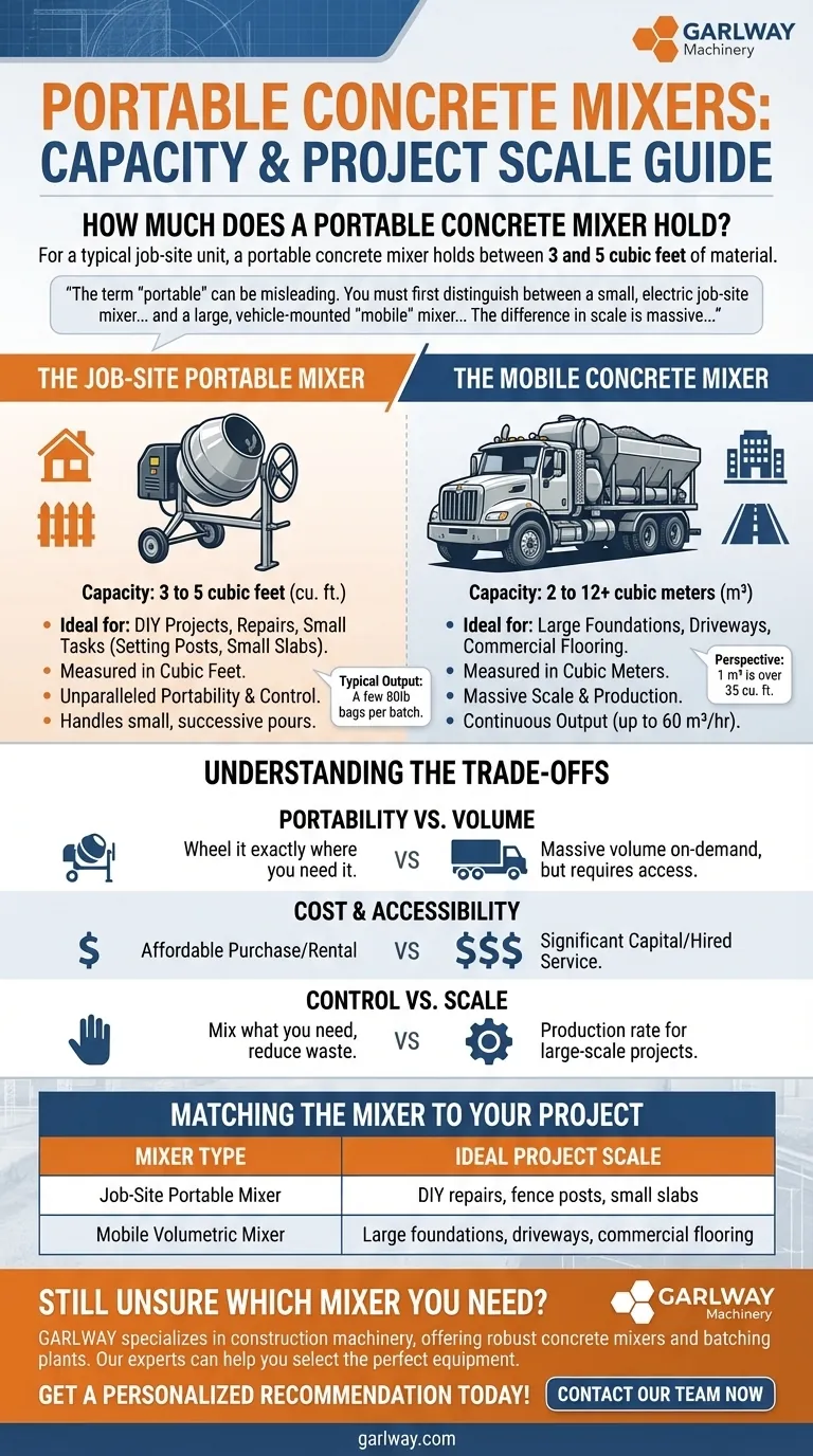 Quelle est la capacité d'une bétonnière portable ? Un guide pour choisir la bonne capacité Guide Visuel