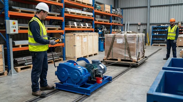 How do electric winches enhance safety in industrial settings? Boost Worksite Safety with Automated Control