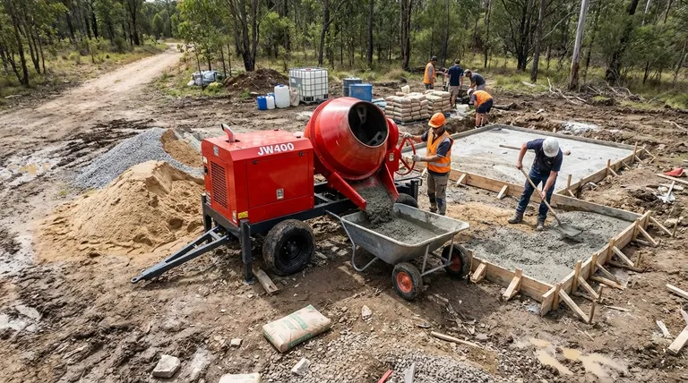 Quali sono i principali vantaggi di una betoniera mobile? Ottieni controllo in cantiere e risparmio sui costi