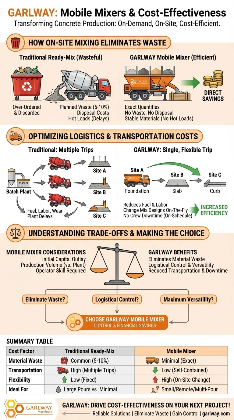 Wie tragen mobile Mischmaschinen zur Kosteneffizienz bei? Abfall reduzieren und Projektgewinne steigern Visuelle Anleitung