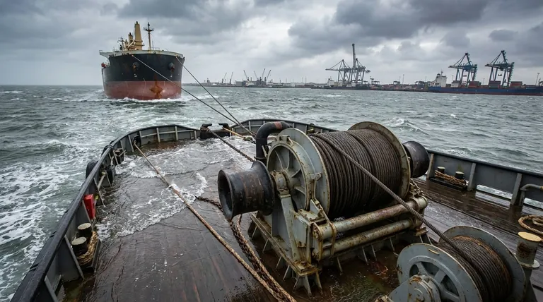 海洋環境におけるウインチの一般的な用途にはどのようなものがありますか？係留、係船、曳航に不可欠