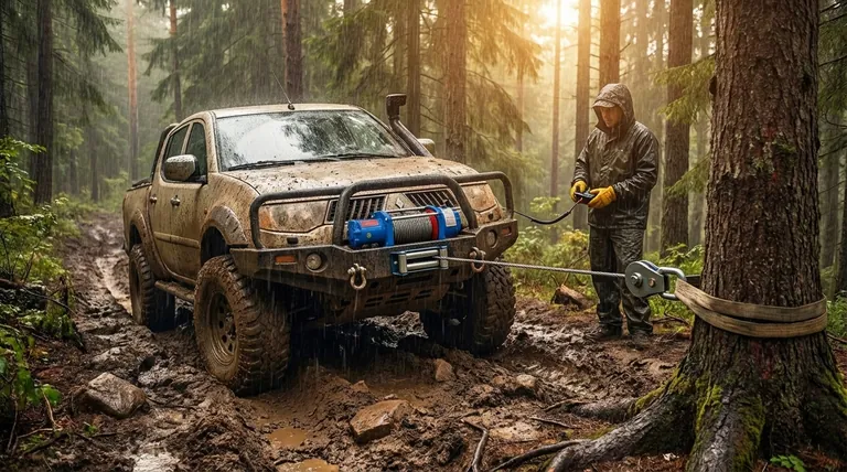 绞盘在越野车辆救援中扮演什么角色?释放自力更生的力量
