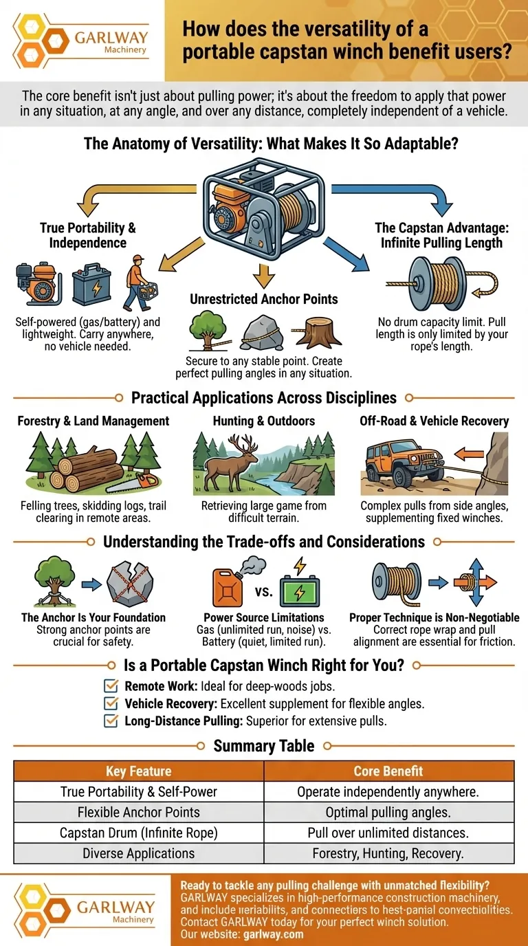 ¿Cómo beneficia a los usuarios la versatilidad de un cabrestante portátil? Desbloquea una libertad inigualable en cualquier lugar Guía Visual