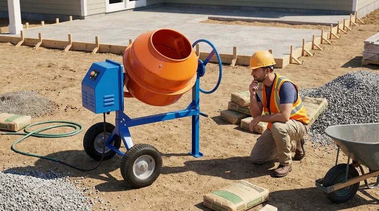 لماذا يصعب اختيار خلاط الأسمنت الصغير المناسب؟ موازنة الطاقة والسعة وقابلية النقل