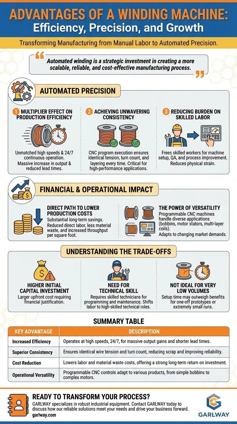 ما هي مزايا آلة اللف؟ عزز الكفاءة والجودة في إنتاجك دليل مرئي