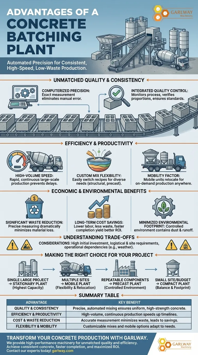 混凝土搅拌站的优势是什么？提升您项目的质量和效率 图解指南