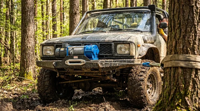 What are the primary uses of a vehicle-mounted winch for off-road enthusiasts? Your Ultimate Self-Recovery Tool