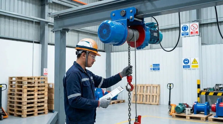 Quelles préparations le personnel doit-il faire avant d'utiliser un palan électrique ? Assurer la sécurité et l'efficacité