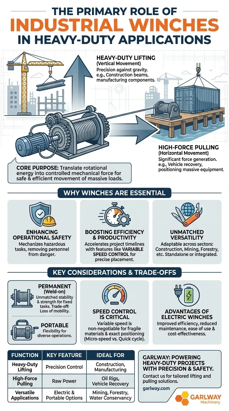Was ist die Hauptaufgabe von Industriewinden? Der Kern von Schwerlastheben und -ziehen Visuelle Anleitung