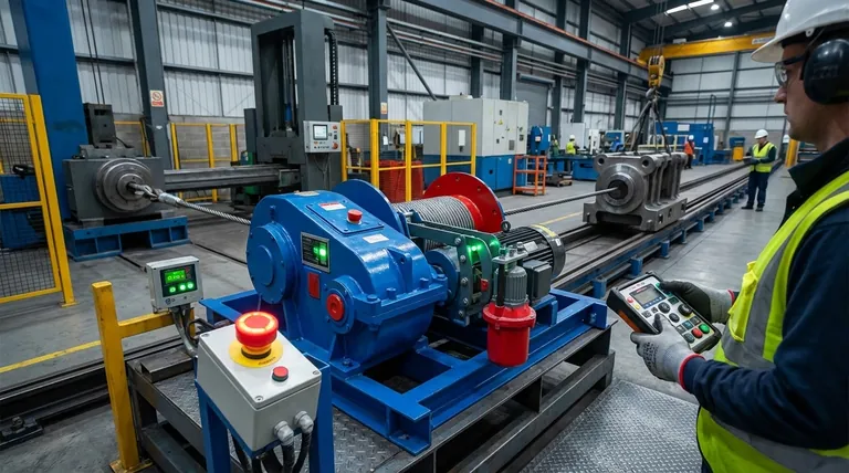 産業用ウインチに一般的に見られる安全機能は何ですか?安全な重量物吊り上げのための必須システム